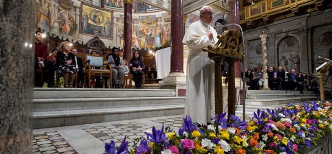 Папата ја посети заедницата Свети Егидиј