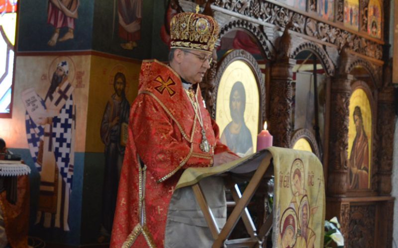 Проповед на епископот Стојанов на Велики Четврток во Струмица