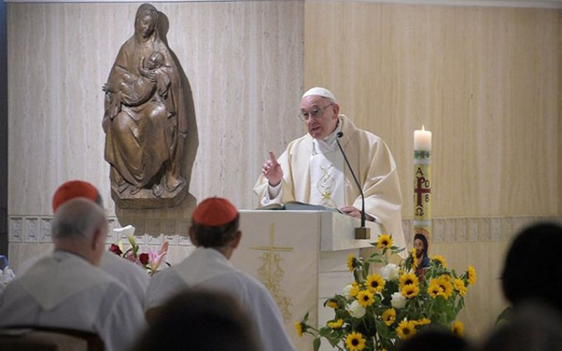 Папата: Да бидеме отворени за Светиот Дух