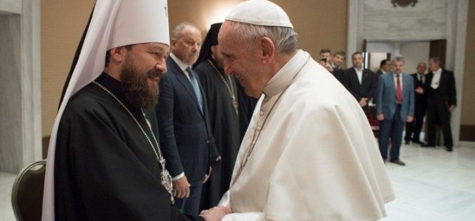 Папата прими делегација на Руската Православна Црква