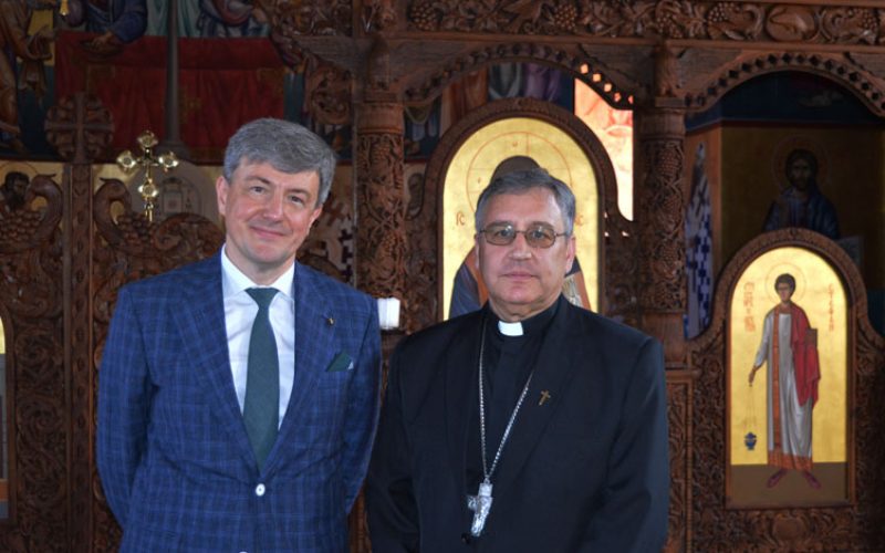 Бискупот Стојанов го прими во проштална средба амбасадорот Гјерински