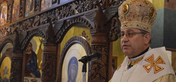 Проповед на епископот Стојанов по повод осветувањето на новите камбани на Струмичката катедрала