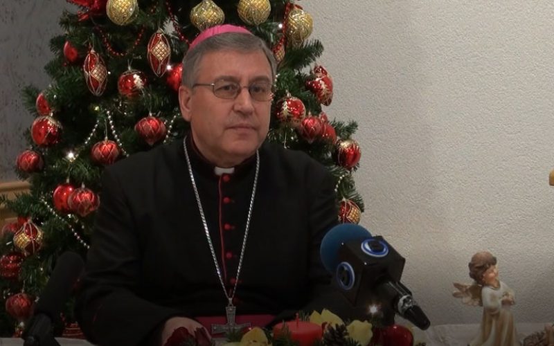 Божиќна честитка на Н.В.П. монс. д-р Киро Стојанов, Скопски бискуп и епарх Струмичко – скопски