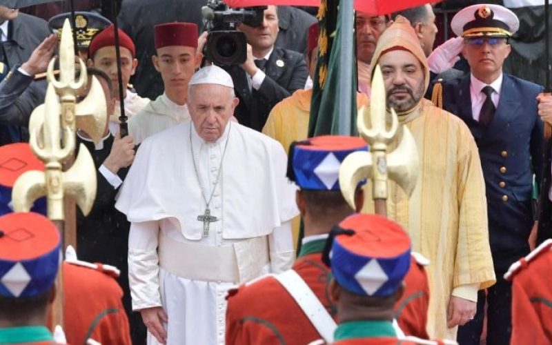 Папата пристигна во Мароко