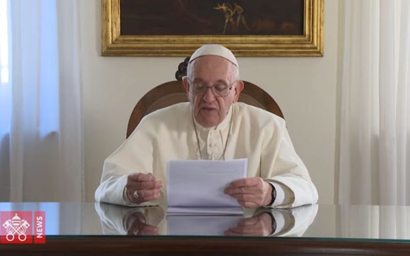 Папата Фрањо упати видео порака во пресрет на неговата посета на Македонија