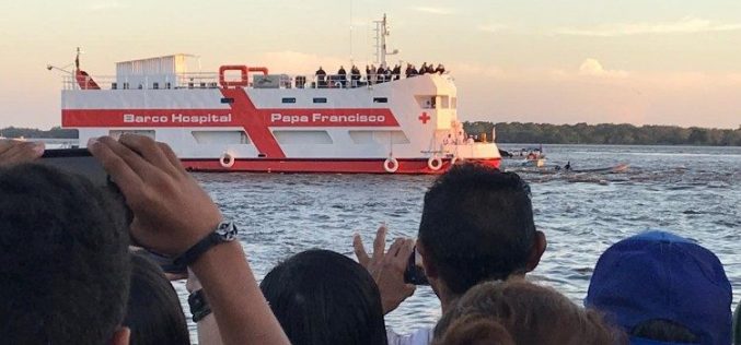 Бразил: Бродот болница „Папа Фрањо“ ги прими првите пациенти