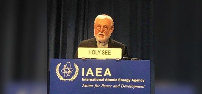 Архиепископ Галагер: Светиот Престол ги поддржува активностите на Меѓународната агенција за атомска енергија