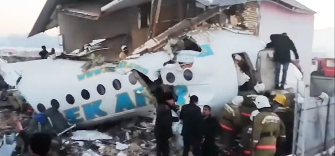 Сочуство на Папата за падот на авионот во Казахстан