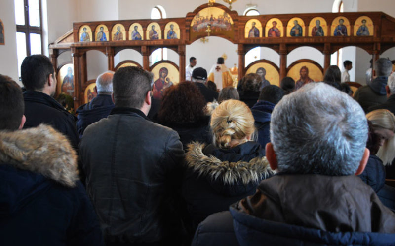 На Богојавление епископот Стојанов служеше света Литиргија во Струмица