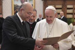 Папата Фрањо го прими во аудиенција ирaчкиот преседател Бархан Салих
