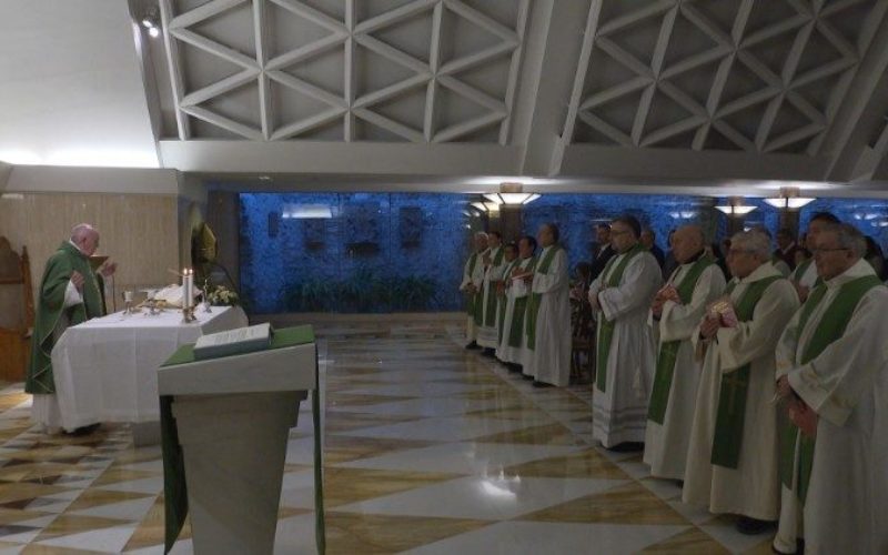 Папата: Да се биде христијанин значи да се прифати Исусовиот пат сè до крстот