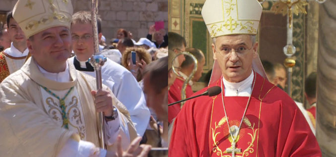 Папата Фрањо ги именува бискупите Палиќ и Кутлеша на нови служби