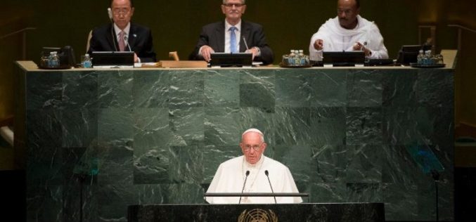 Папата на Генералното собрание на ООН по повод 75. годишнина