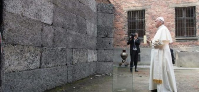 Апел на папата Фрањо на Денот за сеќавање на жртвите на холокаустот