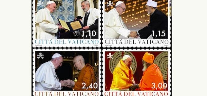 Нови поштенски марки со меѓурелигиските средби на Папата