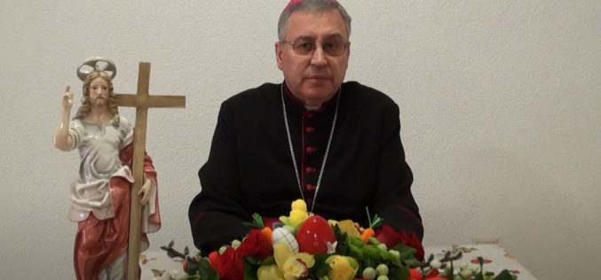 (ВИДЕО) Велигденска честитка на монс. Киро Стојанов, Скопски бискуп и Струмичко – скопски епарх