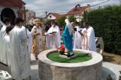 Струмица: Благословена статуата на Пресвета Богородица