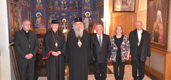 Архиепископот Васил беше примен од претседателот Пандаровски и архиепископот Стефан