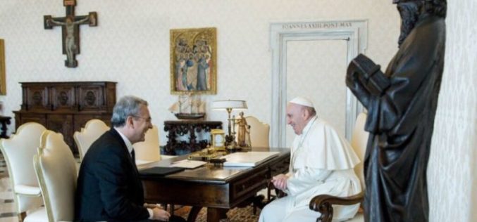 Папата упати сочувство по повод смртта на „готвачот на сиромашните“, Дино Импаљацо