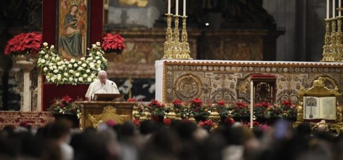 Папата на крајот на годината: Исус е исполнување на нашите денови и смисла на нашите дела