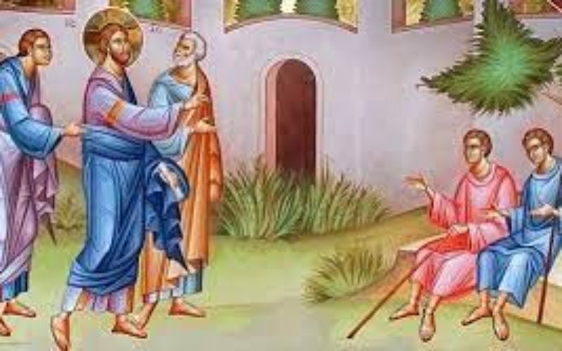 Исус излекува двајца слепи