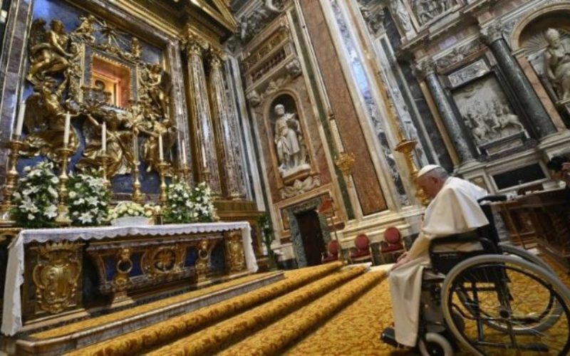 Папата: Оние кои можат, нека посетат богородично светилиште