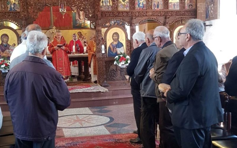На Велики Четврток епископот Стојанов служеше во Струмичката Катедрала