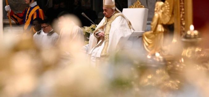 Проповед на Папата на Првата вечерна на празникот Света Богородица