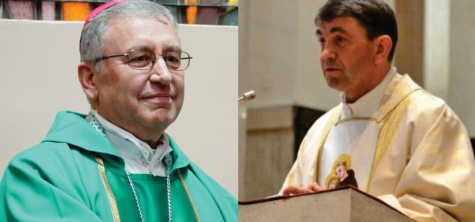 Честитка од бискупот Стојанов до новиот Пожешки бискуп монсињор Иво Мартиновиќ