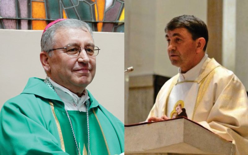 Честитка од бискупот Стојанов до новиот Пожешки бискуп монсињор Иво Мартиновиќ