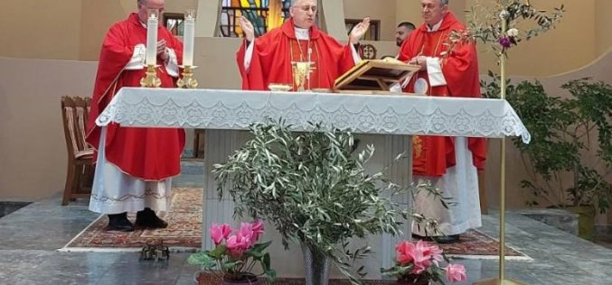Прославен празникот Цветници во Скопската катедрала „Пресвето Срце Исусово“
