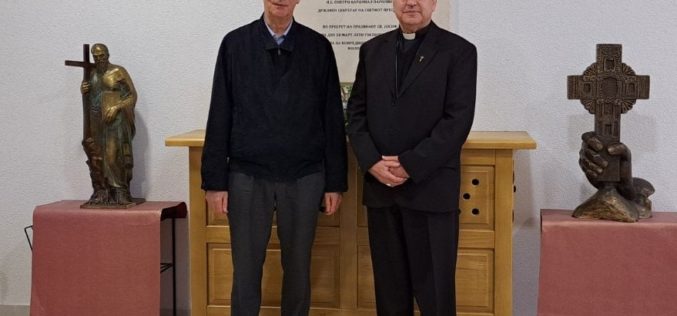 Бискупот Стојанов го прими брат Ришар од Заедницата Тезе