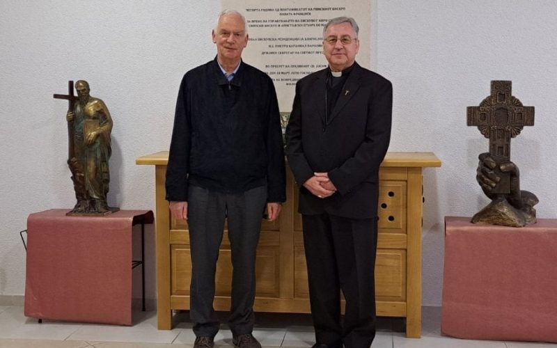 Бискупот Стојанов го прими брат Ришар од Заедницата Тезе