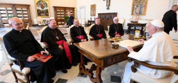 Бискупите на Бискупската конференција на Босна и Херцеговина се сретнаа со папата Фрањо, во склоп на посетата „ad limina Apostolorum”