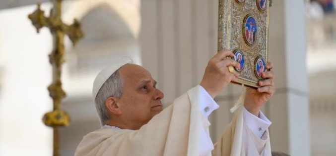 Папата Лав XIV на светата Литургија за инаугурација: „Да одиме кон Бога и да се сакаме еден со друг“