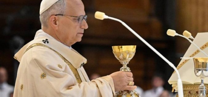 Папата Лав во базиликата Свети Иван Латерански: „Го нудам она малку што го имам и што сум“