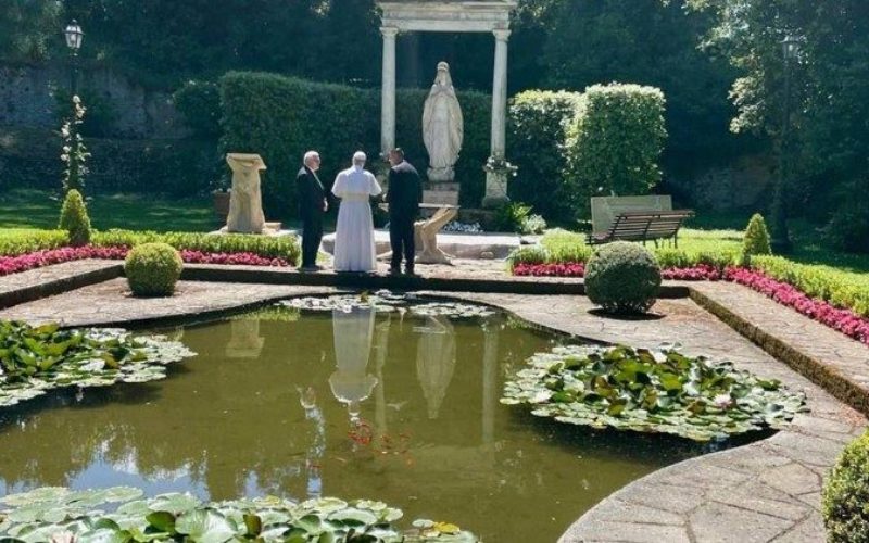 Папата Лав XIV. го посети „Borgo Laudato si’“ во Кастел Гандолфо
