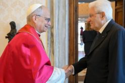 Папата Лав XIV го прими во аудиенција италијанскиот претседател Серџо Матарела