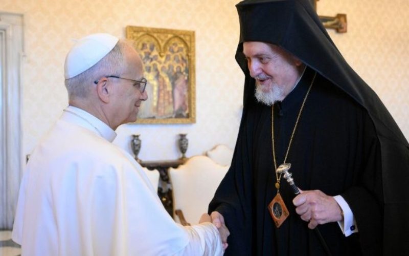 Папата ја потврди својата посветеност за целосно заедништво со Православната Црква