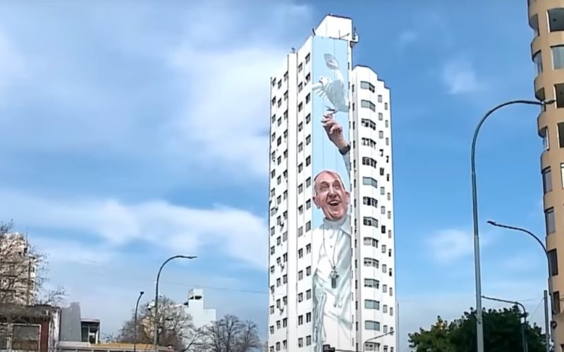 Во Аргентина откриен најголемиот мурал во светот посветен на папата Фрањо