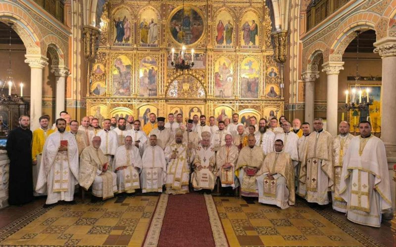 Свештениците од Струмичко-скопската и Крижевската епaрхија на заеднички духовни вежби