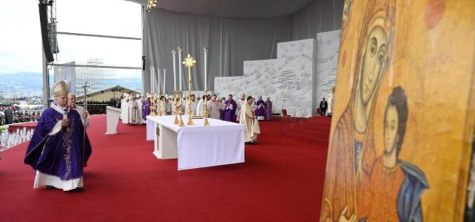 Папата Лав XIV во Бејрут: „Либан, стани! Биди дом на правдата и братството“