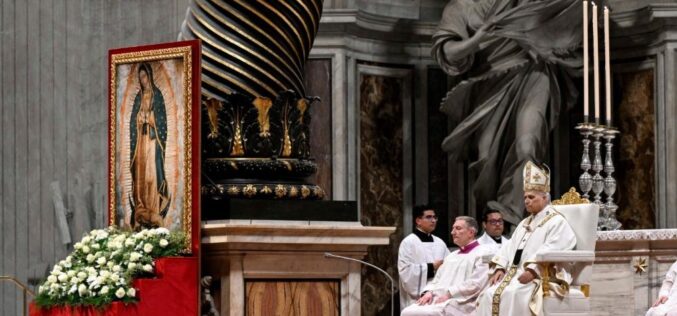 Папата до Богородица од Гвадалупе: Мајко, сакаме да бидеме твои вистински деца