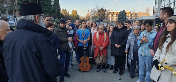 Епископот Стојанов е домаќин на поглаварот на Унгарската источна католичка црква Петер Фулоп Кочис