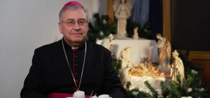 (Видео) Божиќна честитка на Н.В.П. д-р Киро Стојанов, Скопски бискуп и Струмичко – скопски епарх