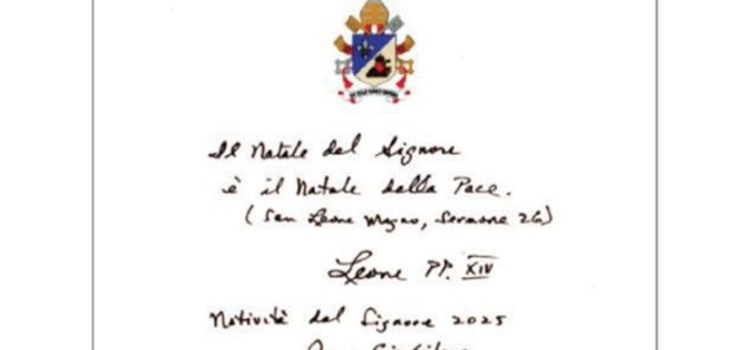 Првиот Божиќ на папата Лав XIV