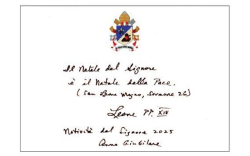 Првиот Божиќ на папата Лав XIV