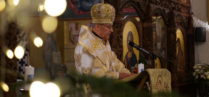 Епископот Стојанов на Божиќ служеше во катедралата „Успение на Пресвета Богородица“ во Струмица