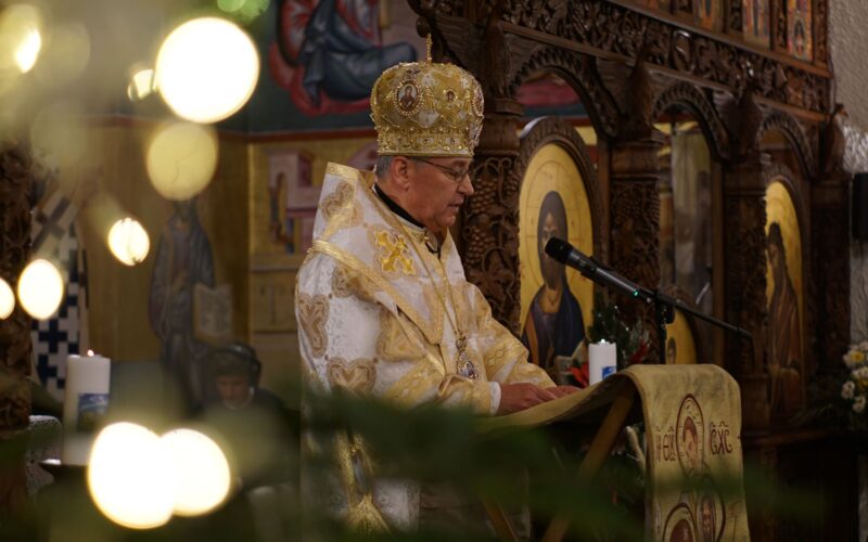 Епископот Стојанов на Божиќ служеше во катедралата „Успение на Пресвета Богородица“ во Струмица