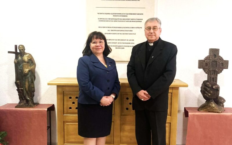 Средба на Скопскиот бискуп и Струмичко-скопски епарх со Амбасадорката на Литванија